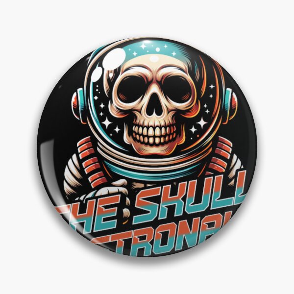 Item preview, Retro Futuristic Skeletal Astronaut In The Void Design designed and sold by GenZFashion000.