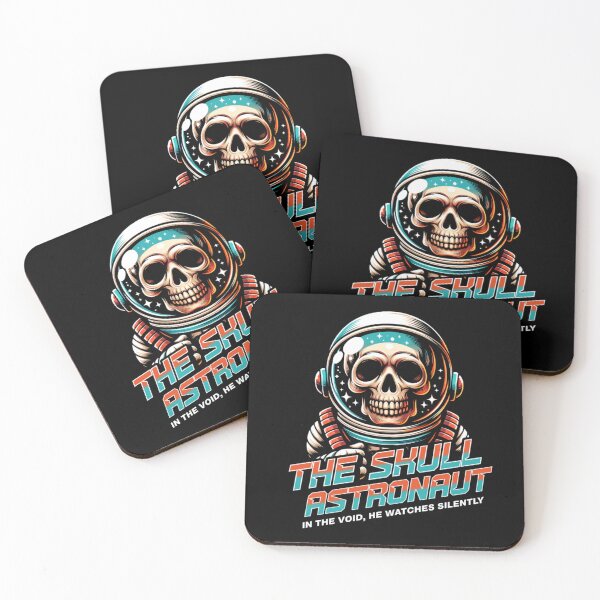 Item preview, Retro Futuristic Skeletal Astronaut In The Void Design designed and sold by GenZFashion000.