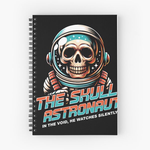 Item preview, Retro Futuristic Skeletal Astronaut In The Void Design designed and sold by GenZFashion000.