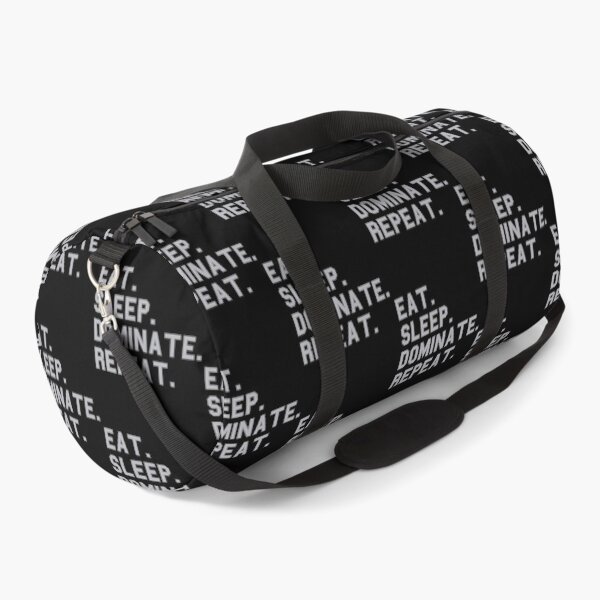 Item preview, Eat Sleep Dominate Repeat School Pride Funny Fan Gray designed and sold by vasserideiri.
