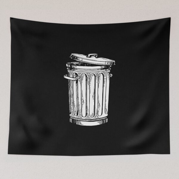 Item preview, Trash Can - Funny Simple Graphic Humor Sarcasm Gift designed and sold by kamaniyavidya.