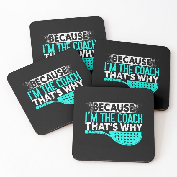 Item preview, Because I’m The Coach Padel designed and sold by loladabiancj.