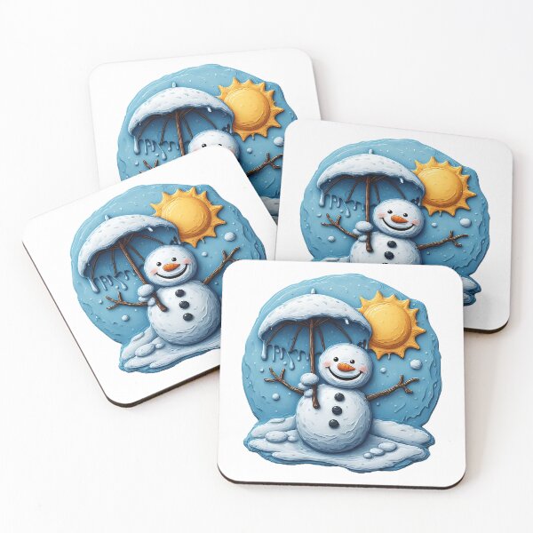 Item preview, Snowman Melting with a Smile designed and sold by ֍ NishlaArts ֍.