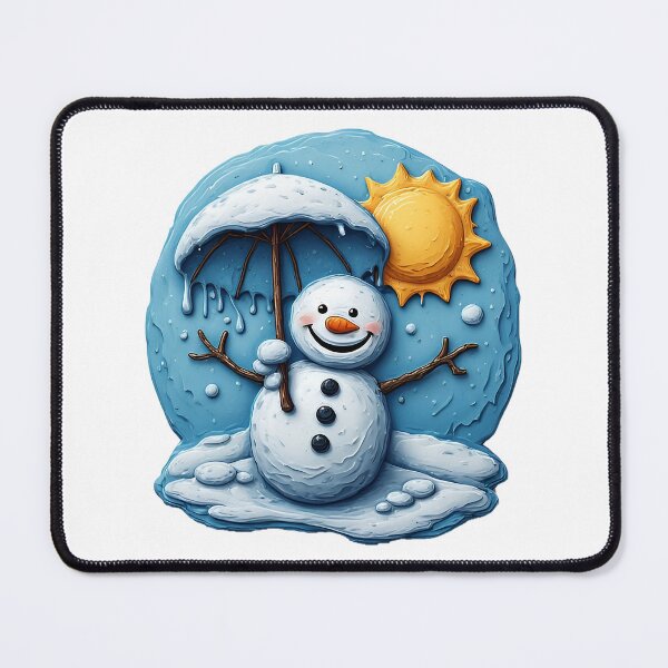 Item preview, Snowman Melting with a Smile designed and sold by ֍ NishlaArts ֍.