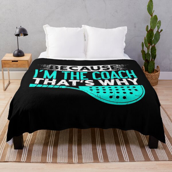 Item preview, Because I’m The Coach Padel designed and sold by loladabiancj.