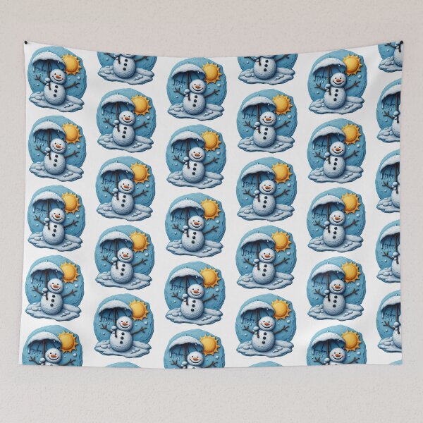Item preview, Snowman Melting with a Smile designed and sold by ֍ NishlaArts ֍.