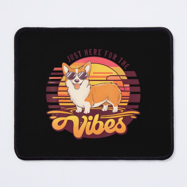Item preview, Just Here For The Vibes Dog Glaceses Summer Cool Style For designed and sold by oglesum.