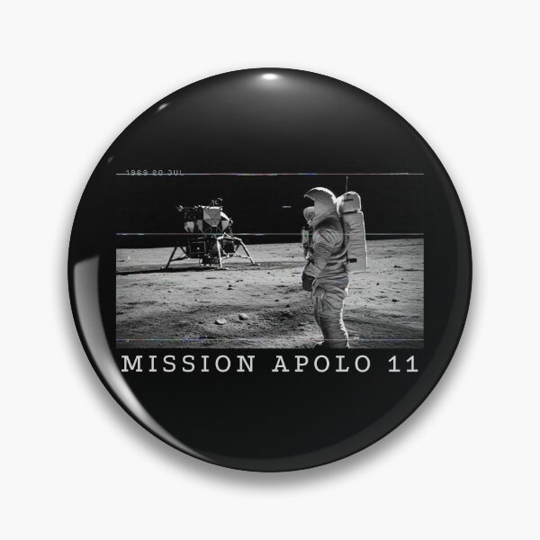 Item preview, Apollo 11 Moon Landing 1969 Vintage Astronaut Space Mission designed and sold by KiwiRider.