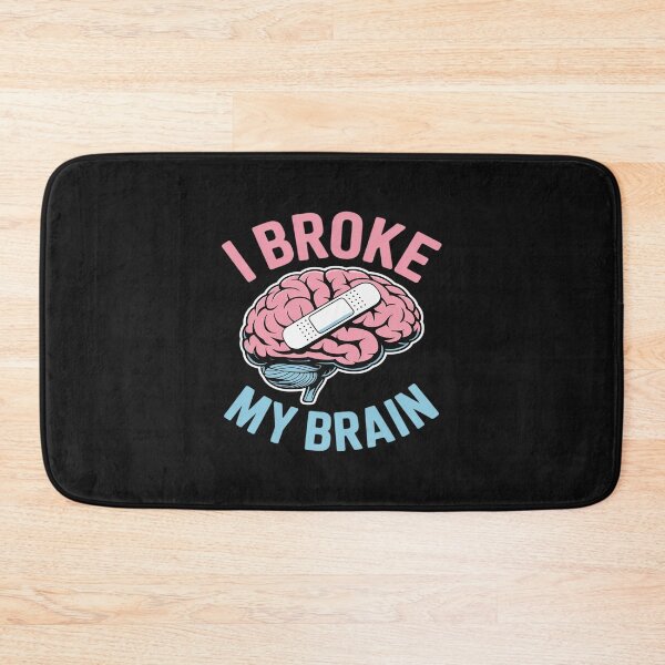 Item preview, I Broke My Brain Concussion Awareness Traumatic Brain Injury designed and sold by LegendsArt75.