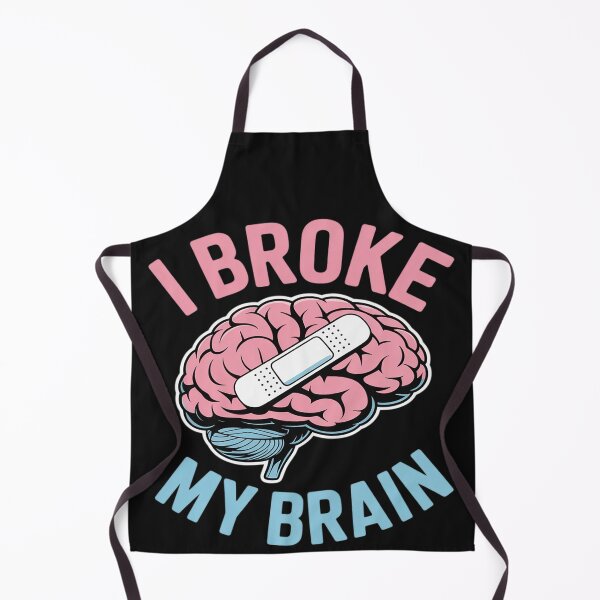 Item preview, I Broke My Brain Concussion Awareness Traumatic Brain Injury designed and sold by LegendsArt75.