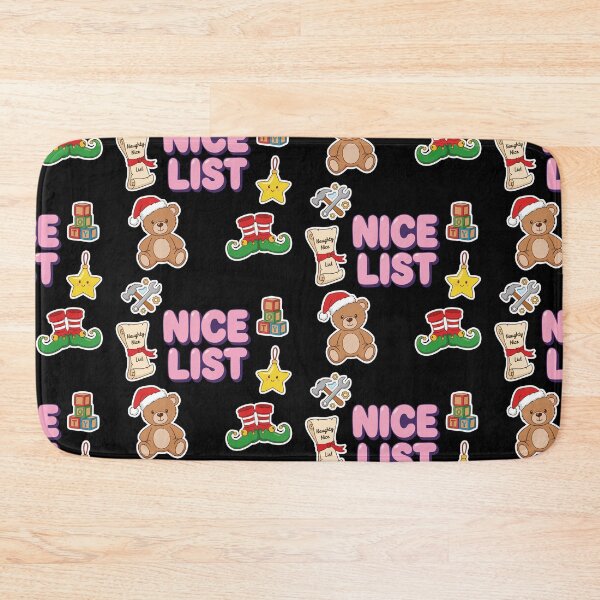 Item preview, Nice List Cute Christmas Icon Set designed and sold by graphicnew.