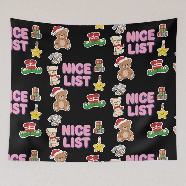 Item preview, Nice List Cute Christmas Icon Set designed and sold by graphicnew.