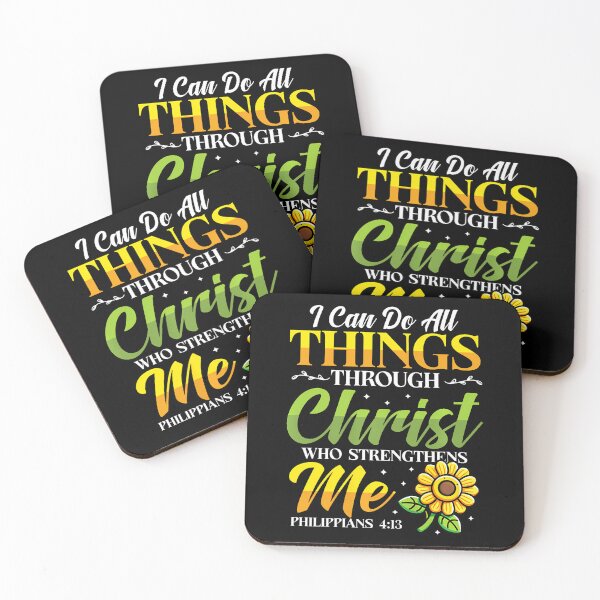 Item preview, I Can Do All Things Through Christ Who Strengthens Me Floral designed and sold by RylynKaub86.
