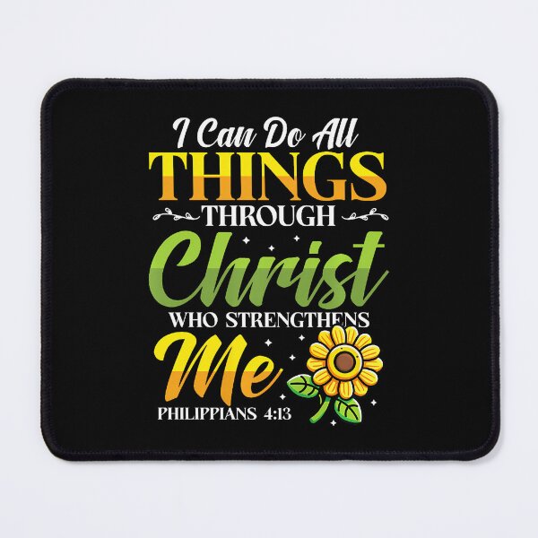 Item preview, I Can Do All Things Through Christ Who Strengthens Me Floral designed and sold by RylynKaub86.
