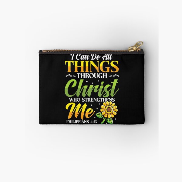 Item preview, I Can Do All Things Through Christ Who Strengthens Me Floral designed and sold by RylynKaub86.