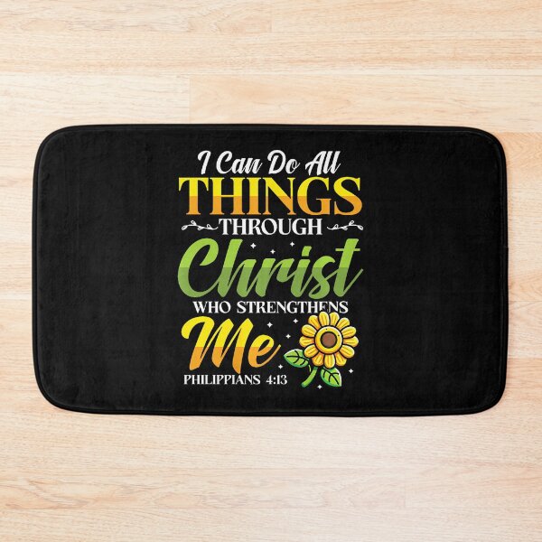 Item preview, I Can Do All Things Through Christ Who Strengthens Me Floral designed and sold by RylynKaub86.