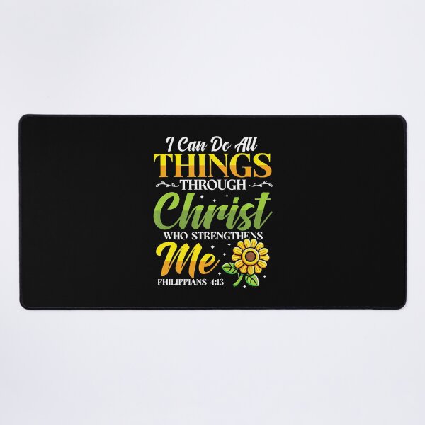 Item preview, I Can Do All Things Through Christ Who Strengthens Me Floral designed and sold by RylynKaub86.
