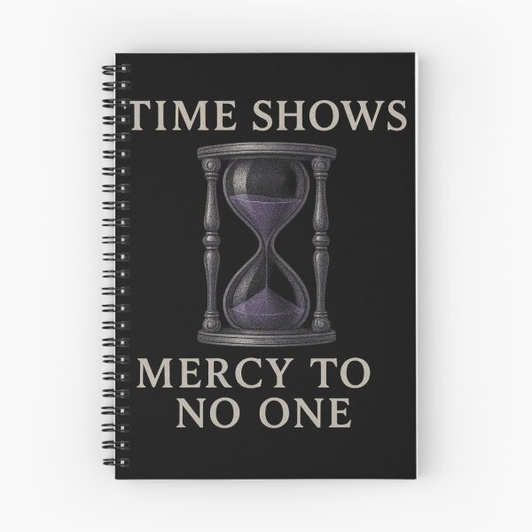 Item preview, Time Shows Mercy to No One – Gothic Hourglass Art designed and sold by Mouraludia.