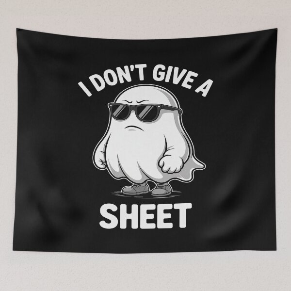 Item preview, I Don't Give a Sheet Boo Funny Halloween Costume Ghost designed and sold by LegendsArt75.