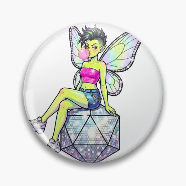 Item preview, Y2K Sass: Fairy Warlock Dice Diva designed and sold by SkinnyFlatWhite.