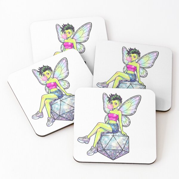 Item preview, Y2K Sass: Fairy Warlock Dice Diva designed and sold by SkinnyFlatWhite.