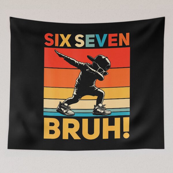 Item preview, 67 Meme 6 7 Numbers Dabbing Six Seven Bruh Funny Boys designed and sold by yeltonugmaru.