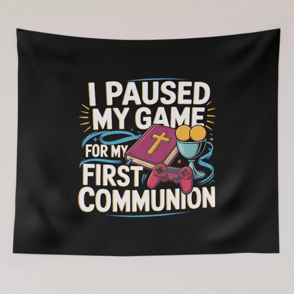 Item preview, I Paused My Game For My First Communion designed and sold by kowaldtlbung.