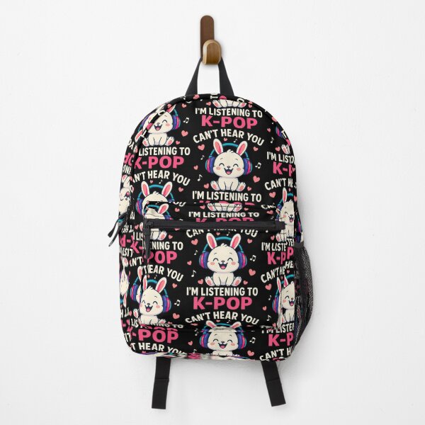Item preview, Can't Hear You I'M Listening Kpop Cute Rabbit K-Pop Kawaii designed and sold by LunaDangelo.
