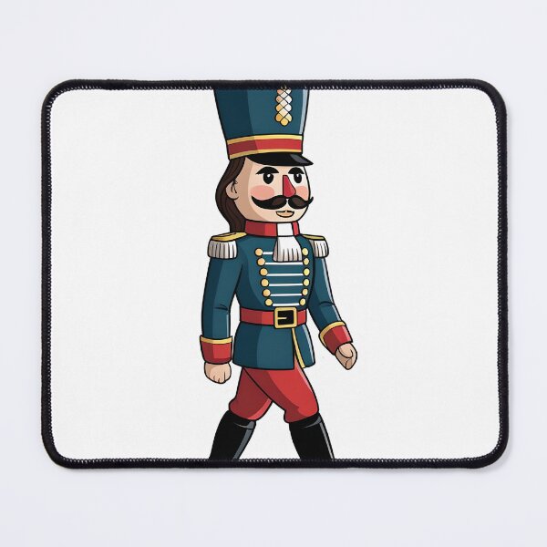 Item preview, Nutcracker Toy Soldier Marching Forward Classic Christmas Sticker Design designed and sold by BankMano.