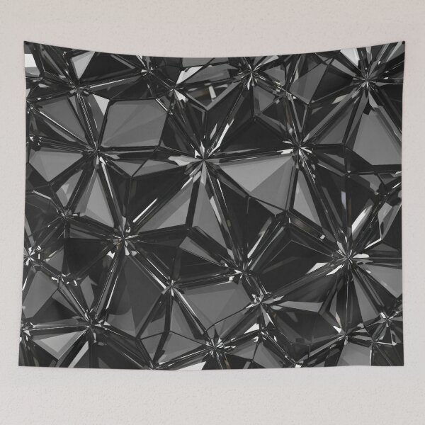 Item preview, Obsidian Prism Grid designed and sold by Kaleidoscope Print.