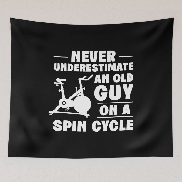 Item preview, Spinning Class Never Underestimate An Old Guy Spin designed and sold by scottsurswab.