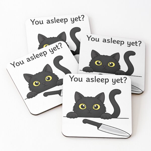 Item preview, you asleep yet? cat designed and sold by kirstenstration.