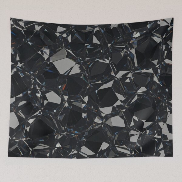Item preview, Obsidian Crystal Mosaic designed and sold by Kaleidoscope Print.