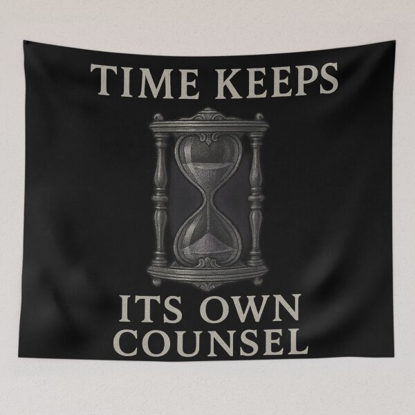 Item preview, Time Keeps Its Own Counsel – Gothic Hourglass Art designed and sold by Mouraludia.