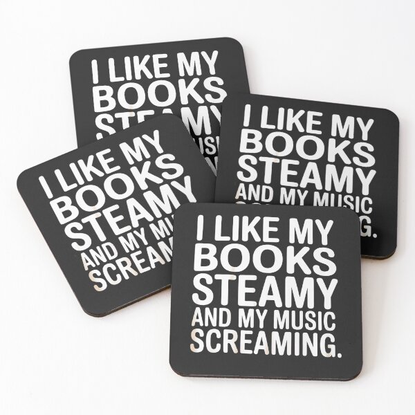 Item preview, I Like My Books Steamy and My Music Screamy Reading Lovers designed and sold by LegendsArt75.