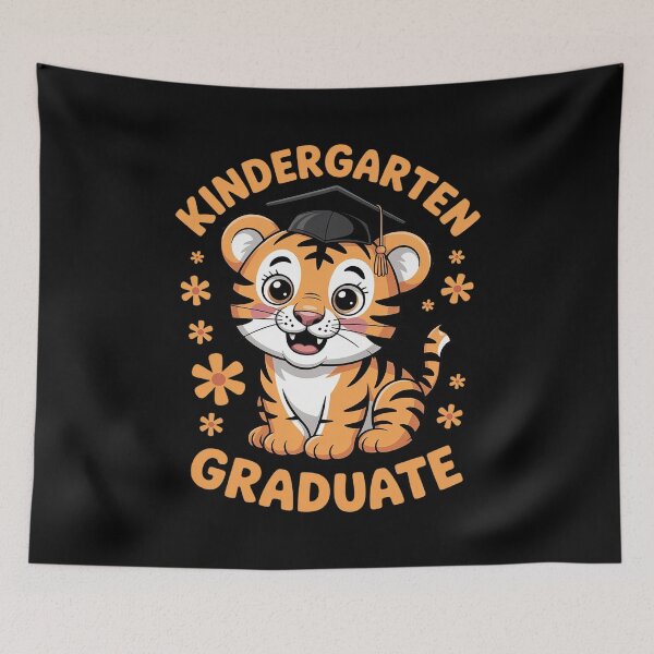 Item preview, Kids Kids Kindergarten Graduate Tiger Graduation designed and sold by Moxizz.