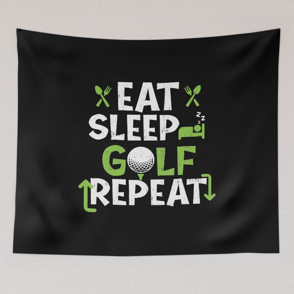 Item preview, Eat Sleep Golf Repeat - Golf Lover Golfing Golfer designed and sold by scottsurswab.