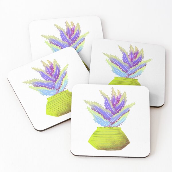 Item preview, Abstract Aloe Vera – Stylized Botanical Illustration designed and sold by diaricesalt.