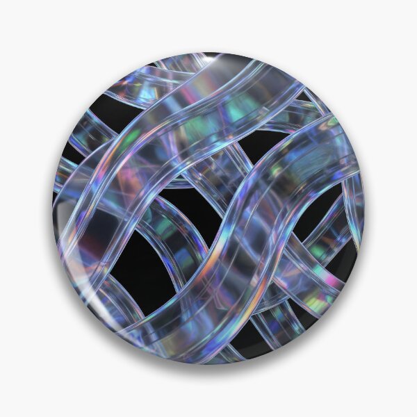 Item preview, Iridescent Glass Ribbon Weave designed and sold by Kaleidoscope Print.