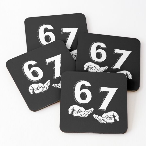 Item preview, 67 Six Seven Meme Gen Alpha Slang 6 7 Hands Funny Boys designed and sold by andreviol.
