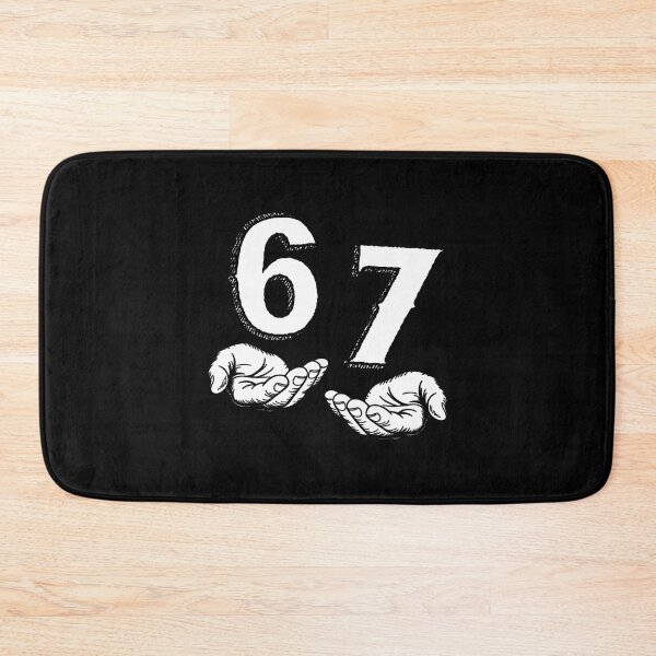 Item preview, 67 Six Seven Meme Gen Alpha Slang 6 7 Hands Funny Boys designed and sold by andreviol.