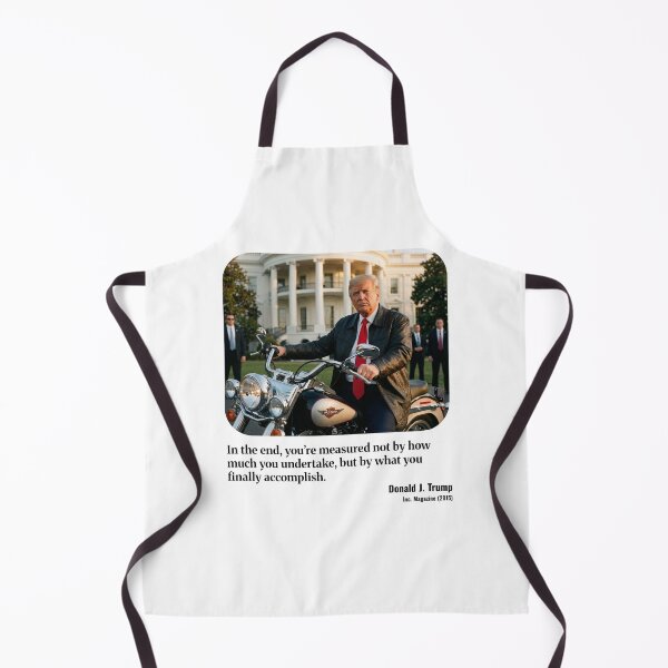 Item preview, Donald Trump Motorcycle - Measured By Accomplishment Quote (dark text) designed and sold by MAGA47Official.