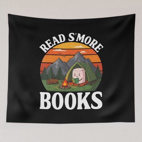 Item preview, Read S'More Books Camping Outdoors Travel Campfire Smores designed and sold by scottsurswab.