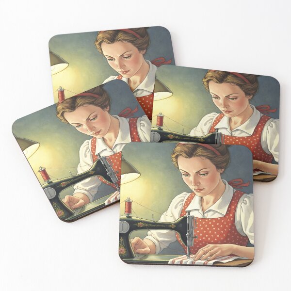 Item preview,  Never Underestimate The Power Of A Woman With A Sewing Machine designed and sold by Wiss2Arts.