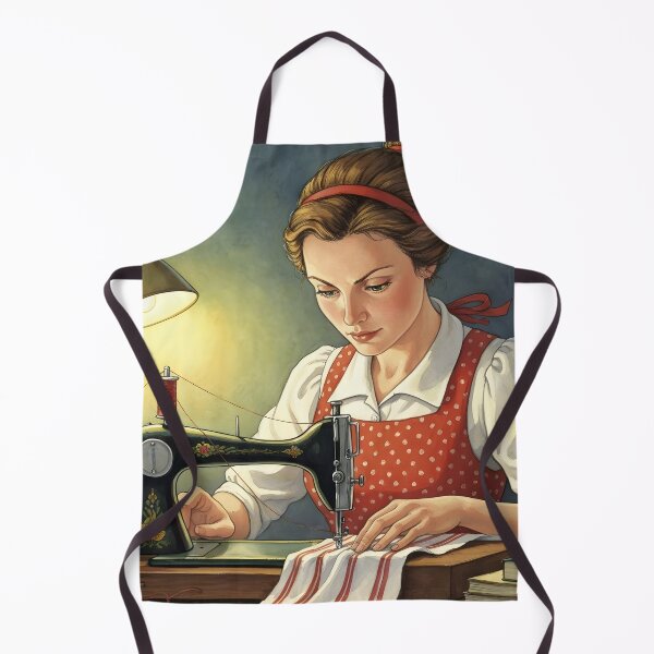 Item preview, Never Underestimate The Power Of A Woman With A Sewing Machine designed and sold by Wiss2Arts.
