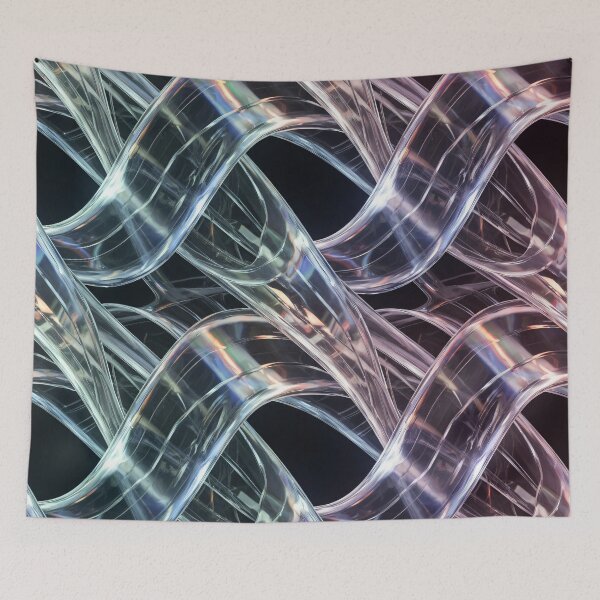 Item preview, Prism Glass Wave Weave designed and sold by Kaleidoscope Print.