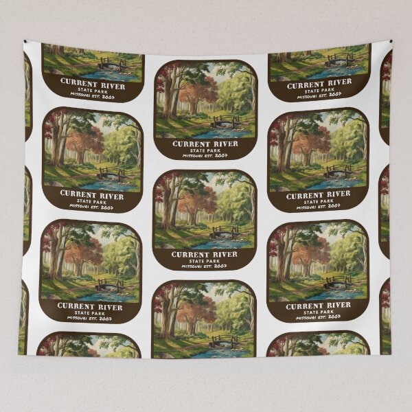 Item preview, Vintage Current River State Park (Missouri State Park) designed and sold by RabbitK.