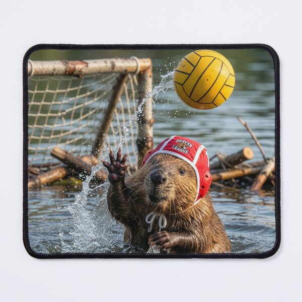 Item preview, Beaver Goalie Is Ready for Anything designed and sold by Tridentulus.