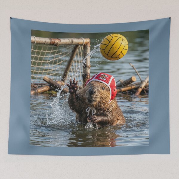 Item preview, Beaver Goalie Is Ready for Anything designed and sold by Tridentulus.