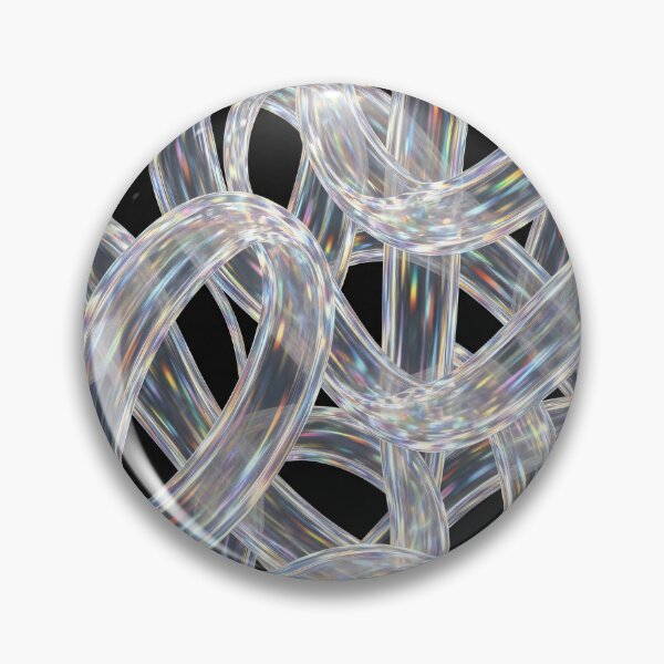 Item preview, Iridescent Glass Ring Lattice designed and sold by Kaleidoscope Print.